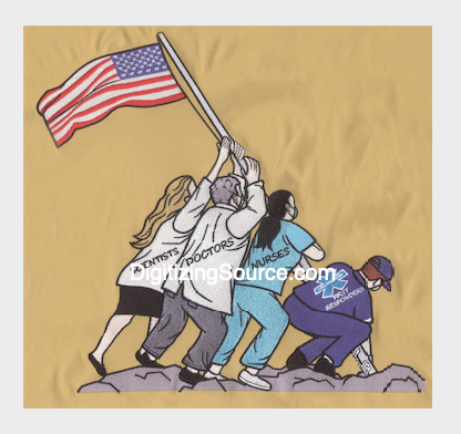 Americas super heroes Embroidery design